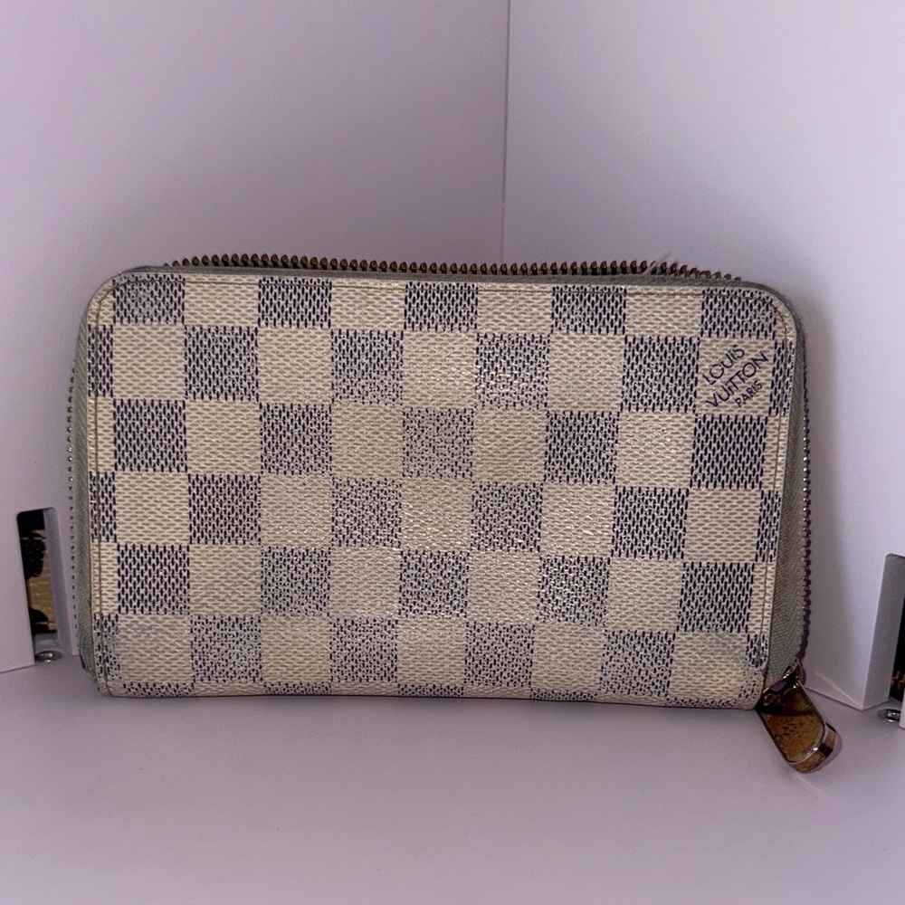 Louis Vuitton Authentic Damier Azur Canvas Wallet